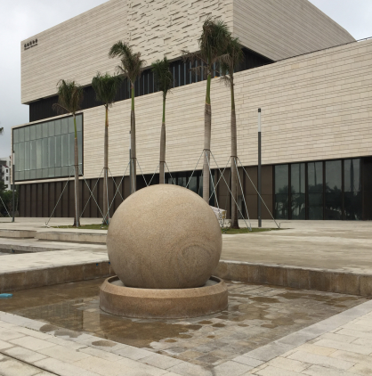 Xingyan Taş Heykeli, Zhuhai'deki Anakara Çin'deki en büyük Feng Shui Ball'u yaratıyor