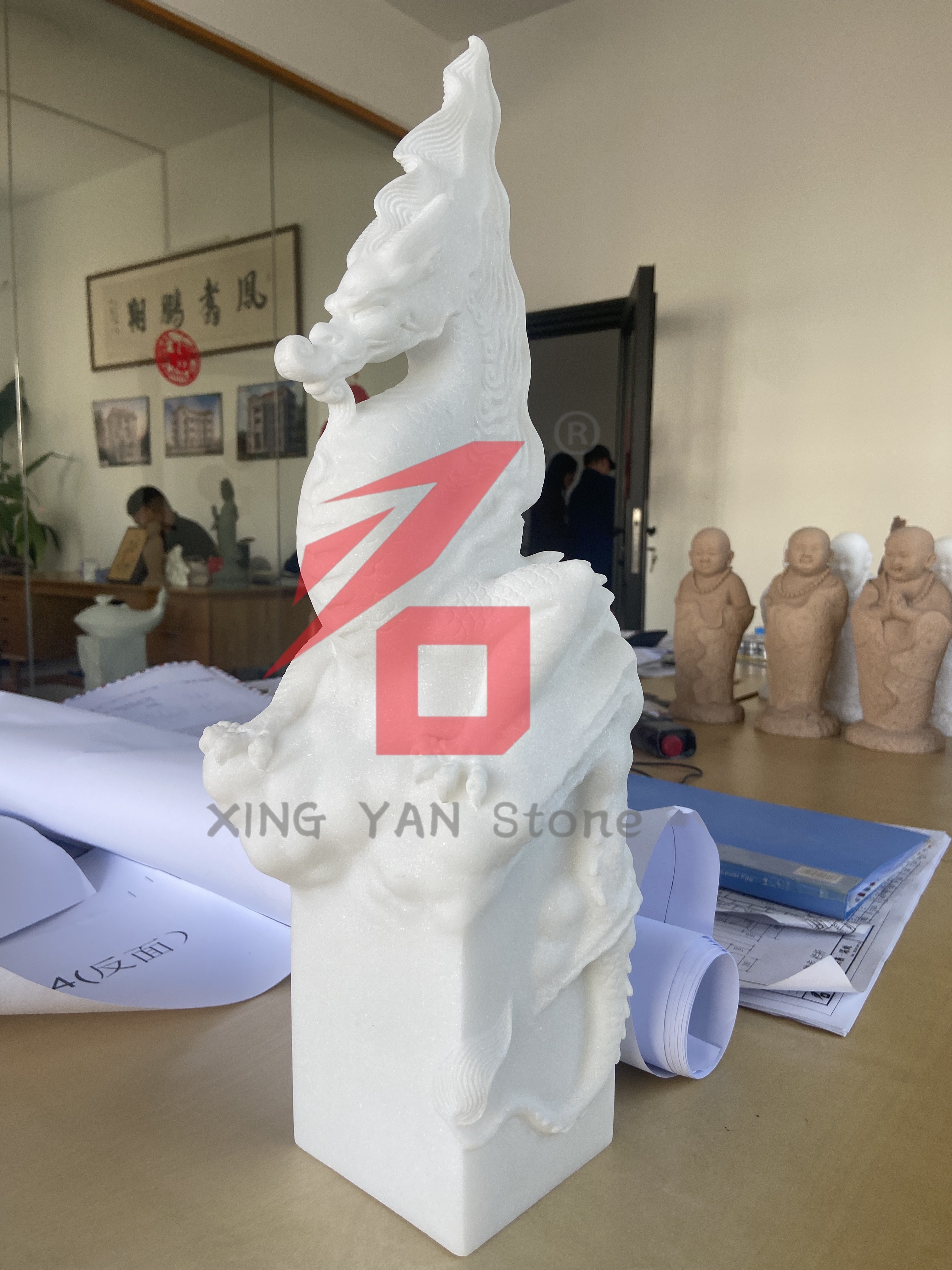 Çin Tarzı Taş Oymalar Avrupa ve Amerika Anıt Pazarlarında Popülerlik Kazanıyor