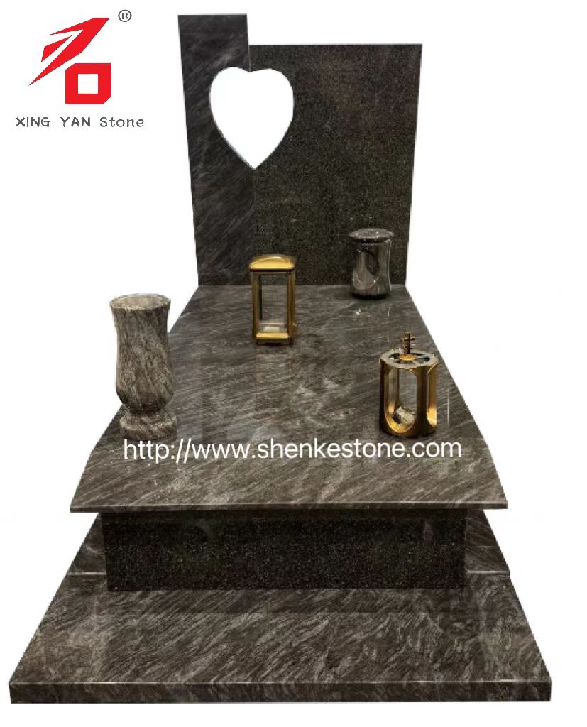 Mavi Orion Granite Cenaze Anıtı (Vazo ile)