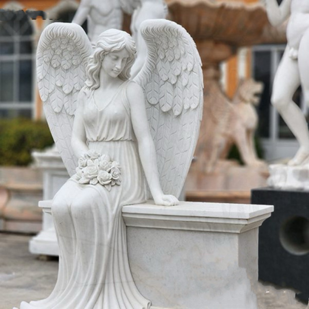 Xingyan Avrupa tarzı melek taş heykel